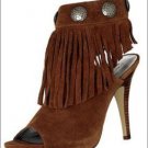 SEXY KID SUEDE BROWN BOOTIE GUESS BY MARCIANO 9.5