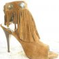 SEXY KID SUEDE BROWN BOOTIE GUESS BY MARCIANO 9.5