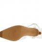 STUART WEITZMAN TRIANGLO WHITE SATIN BRIDAL SHOE 5.5