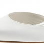 STUART WEITZMAN TRIANGLO WHITE SATIN BRIDAL SHOE 5.5