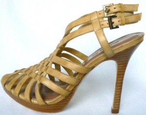 NEW 100% LEATHER PUMP SEXY PEEP TOE ALDO SHOE 7