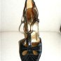RT$439 NEW BCBG MAXAZRIA BLACK VELVET STILETTO SHOE 10