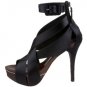 NEW RUNWAY SATIN LEATHER ROUND TOE PUMP BCBG SHOES 7