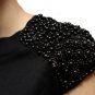 BRAND NEW BCBG MAX AZRIA WOOL KNIT BEADED SWEATER TOP S