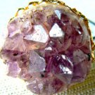 NEW BCBG MAX AZRIA GRADIENT PURPLE QUARTZ GOLD RING 6