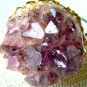NEW BCBG MAX AZRIA GRADIENT PURPLE QUARTZ GOLD RING 6