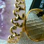 NEW BCBG MAX AZRIA GRADIENT PURPLE QUARTZ GOLD RING 6