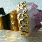 NEW BCBG MAX AZRIA GRADIENT PURPLE QUARTZ GOLD RING 6