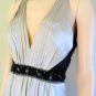 $480 NWT BCBG CHAMPAGNE BEAD TRIM PLEATED BODICE GOWN 4