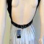 $480 NWT BCBG CHAMPAGNE BEAD TRIM PLEATED BODICE GOWN 4