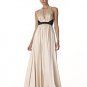 $480 NWT BCBG CHAMPAGNE BEAD TRIM PLEATED BODICE GOWN 4