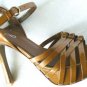 NEW 100% LEATHER PUMP SEXY PEEP TOE ALDO SHOE 6