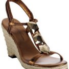 NEW LEATHER DIANE VON FURSTENBERG GINGER WEDGE 8.5