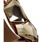 NEW LEATHER DIANE VON FURSTENBERG GINGER WEDGE 8.5