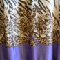 NEW VERSACE ANIMAL PRINT PURPLE COCKTAIL DRESS 30/44- 8