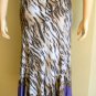 NEW VERSACE ANIMAL PRINT PURPLE COCKTAIL DRESS 30/44- 8