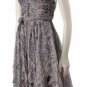 NEW BCBG MAX AZRIA VICTORIAN FLORAL SILK HALTER DRESS 6
