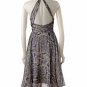 NEW BCBG MAX AZRIA VICTORIAN FLORAL SILK HALTER DRESS 6