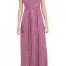 NEW BCBG MAX AZRIA TIERED GRAPE CHIFFON SILK GOWN 6