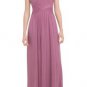 NEW BCBG MAX AZRIA TIERED GRAPE CHIFFON SILK GOWN 6