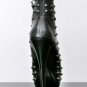 NEW ROCK & REPUBLIC GABRIEL STUDDED PEEP TOE LEATHER BOOTIE 5
