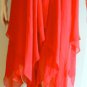 NWT BCBG MAXAZRIA TRUE RED WITH JEWEL APPLIQUE CHIFFON DRESS 2