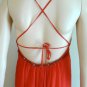 NWT BCBG MAXAZRIA TRUE RED WITH JEWEL APPLIQUE CHIFFON DRESS 2