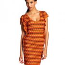 NWT BCBG MAXAZRIA  DEE SWEATER DRESS WITH SIDE RUFFLES
