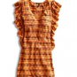 NWT BCBG MAXAZRIA  DEE SWEATER DRESS WITH SIDE RUFFLES