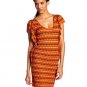 NWT BCBG MAXAZRIA  DEE SWEATER DRESS WITH SIDE RUFFLES