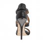 NEW L.A.M.B. BLACK LEATHER QUIANA OPEN TOE PUMP SHOE 7
