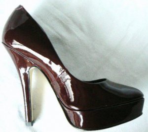 NEW PATENT LEATHER PUMP PLATFORM STILETTO ALDO SHOE 5