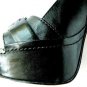NEW SEXY ALDO BLACK 100% PLATFORM LEATHER PUMP SHOE 8