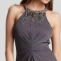 NWT BCBG MAXAZRIA AGATE ELEGANT NECKLACE TOP GOWN DRESS S