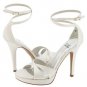 $299 NEW STUART WEITZMAN BRIDAL EXCITING SATIN PUMP 9.5