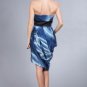 NEW BCBG MAXAZRIA SRAPLESS SILK PRINT DRESS 0
