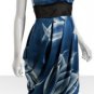 NEW BCBG MAXAZRIA SRAPLESS SILK PRINT DRESS 0
