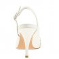 STUART WEITZMAN MAPSLING WHITE SATIN BRIDAL SHOE 8.5