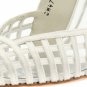 STUART WEITZMAN MAPSLING WHITE SATIN BRIDAL SHOE 8.5