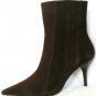 NEW BCBG MAX AZRIA BROWN CALF SUEDE POINTY BOOTIE 9 /40