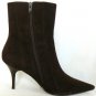 NEW BCBG MAX AZRIA BROWN CALF SUEDE POINTY BOOTIE 9 /40