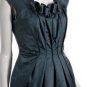 NWT BCBG MAXAZRIA SATEEN PLEATED CAP SLEEVE DRESS 10