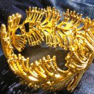 NEW BCBG MAXAZRIA OLD GOLD LEAF BRACELET