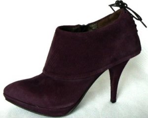 NEW SEXY PURPLE SUEDE/LEATHER LATITUDE FEMME BOOTIE 6