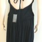 NWT BCBG MAXAZRIA SEXY OPEN BACK BLACK JERSEY DRESS M
