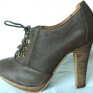 NEW COMFORTABLE GREY ALDO  LEATHER  FASHION SHOES 7