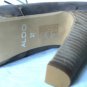 NEW COMFORTABLE GREY ALDO LEATHER FASHION SHOES 7