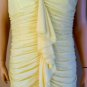 NWT BCBG MAXAZRIA LIGHT CHARTRE DRAPED MINI DRESS L