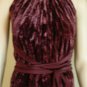 BCBG MAXAZRIA CROSSBACK 2STRAP ASYMMETRIC WINE DRESS M