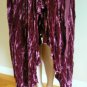 BCBG MAXAZRIA CROSSBACK 2STRAP ASYMMETRIC WINE DRESS M